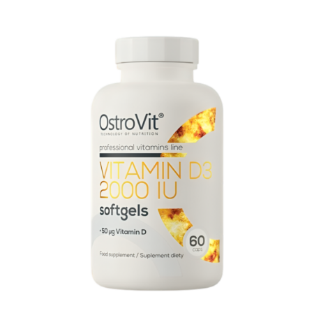 OstroVit Vitamin D3 2000IU 60 Kapslar