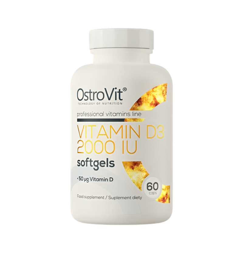 OstroVit Vitamin D3 2000IU 60 Kapslar