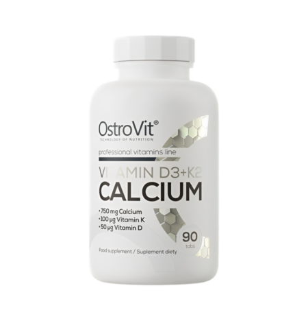 OstroVit Vitamin D3 + K2 Calcium 90 Tabletter