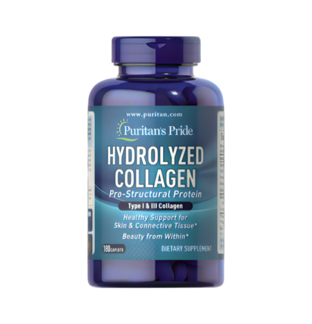 Puritan's Pride Hydrolyzed Collagen 180 Tabletter
