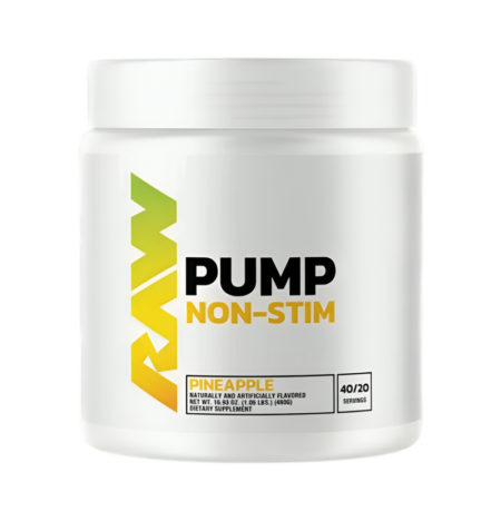 Raw Nutrition Pump Non-Stim, Pineapple 480g