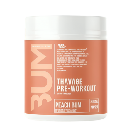 Raw Nutrition Thavage Pre-Workout Peach Bum 520g Pulver