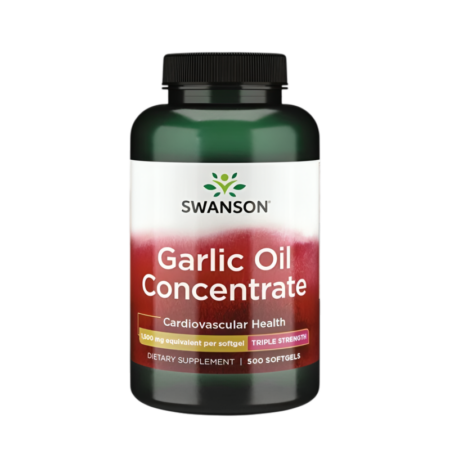 Swanson Garlic Oil Concentrate 1500mg 500 Mjukgelkapslar