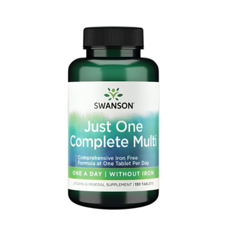 Swanson Just One Complete Multi without Iron 130 Tabletter