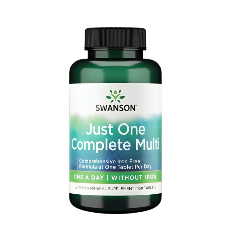 Swanson Just One Complete Multi without Iron 130 Tabletter