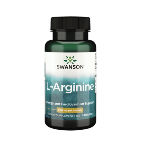 Swanson L-Arginine 500mg 100 Kapslar
