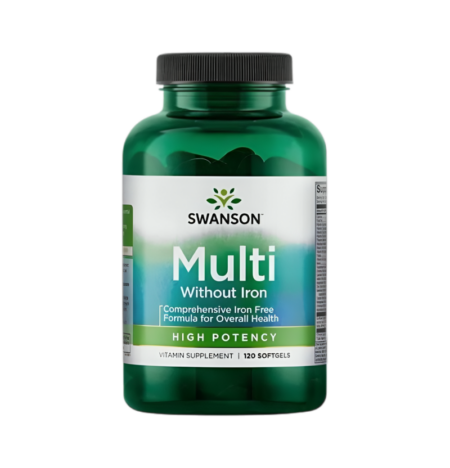 Swanson Multi Without Iron 120 Mjukgelkapslar