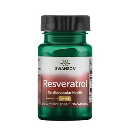 Swanson Resveratrol 100mg 30 Kapslar
