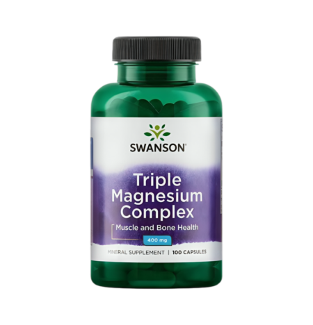 Swanson Triple Magnesium Complex 400mg 100 Kapslar