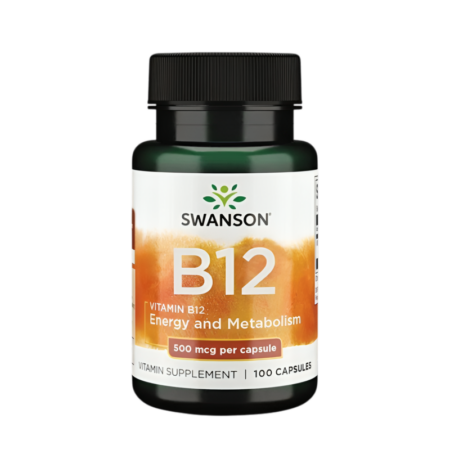 Swanson Vitamin B12 500mcg 100 Kapslar
