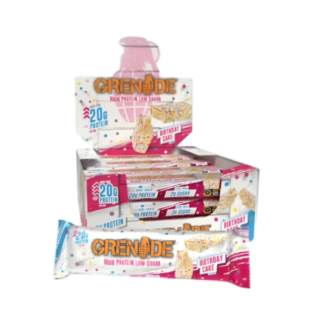 Grenade Proteinbars Birthday Cake 12 x 60g