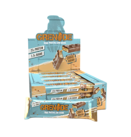 Grenade Protein Bars, Chocolate Chip Cookie Dough 60g 12 Barer