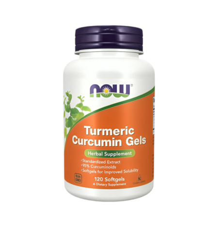 NOW Foods Turmeric Curcumin 120 Mjukgelkapslar