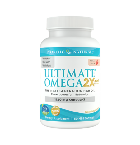 Nordic Naturals Ultimate Omega 2X Mini 1120mg Strawberry 60 Mjuka kapslar