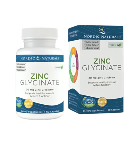 Nordic Naturals Zinc Glycinate 20mg 60 Kapslar