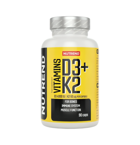 Nutrend Vitamins D3 + K2 90 Kapslar