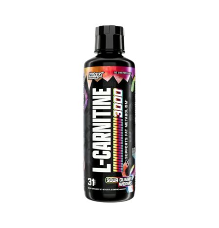 Nutrex L-Carnitine 3000, Sour Gummy Worms 465ml Flytande