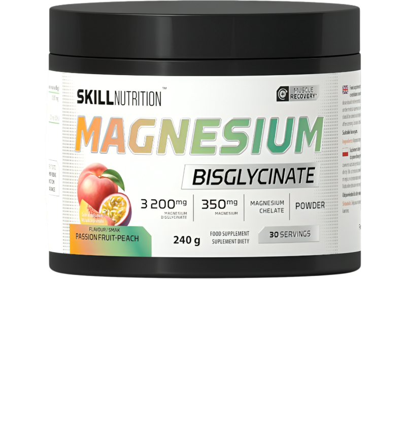 Skill Nutrition Magnesium Bisglycinate Passion Fruit-Peach 240g