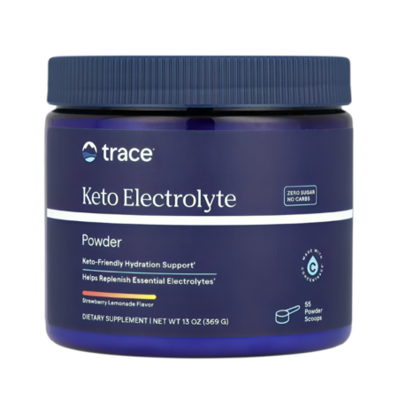 Trace Minerals Keto Electrolyte Pulver, Strawberry Lemonade 369g